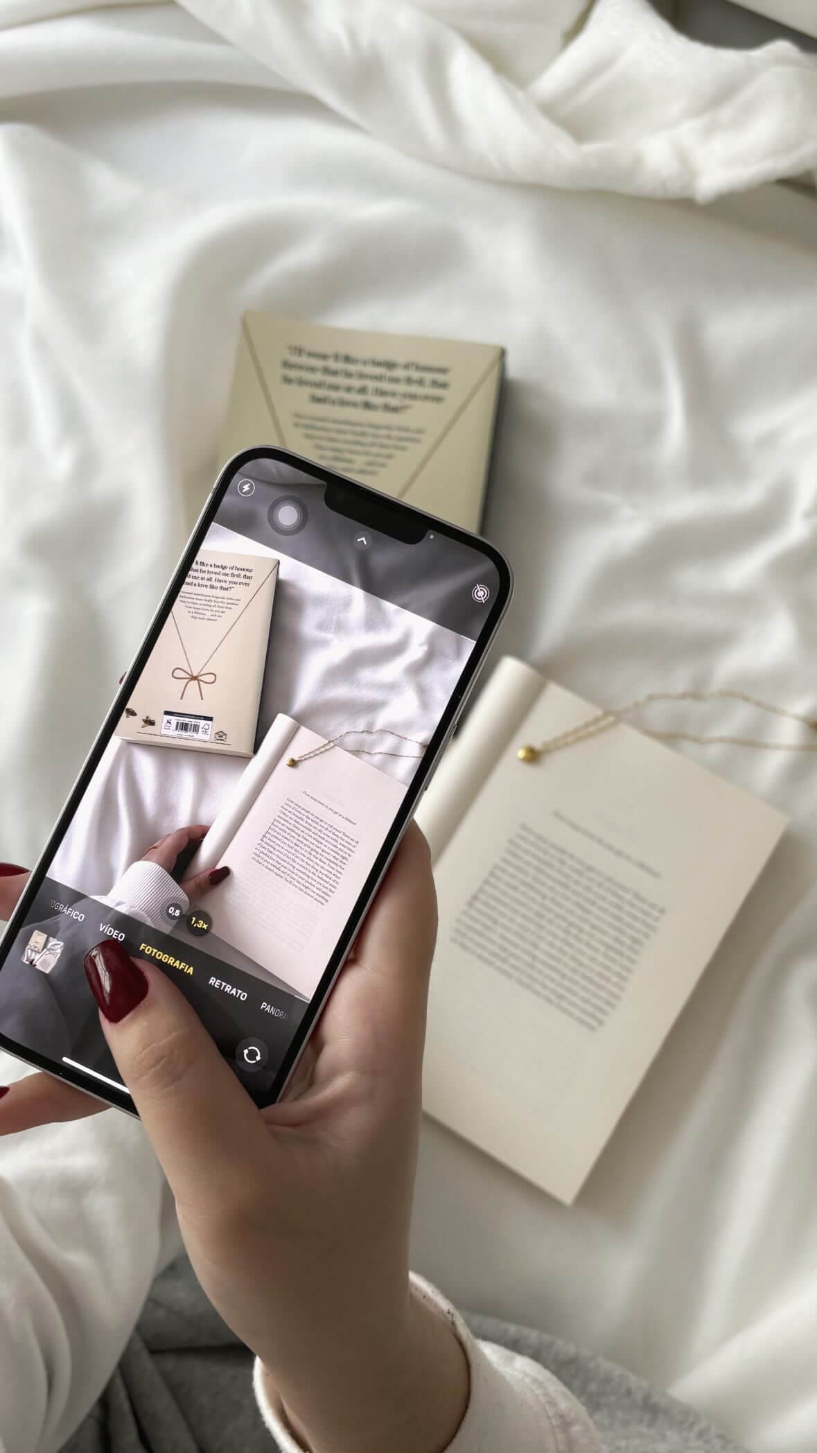 content creator taking an Instagram vs. reality picture